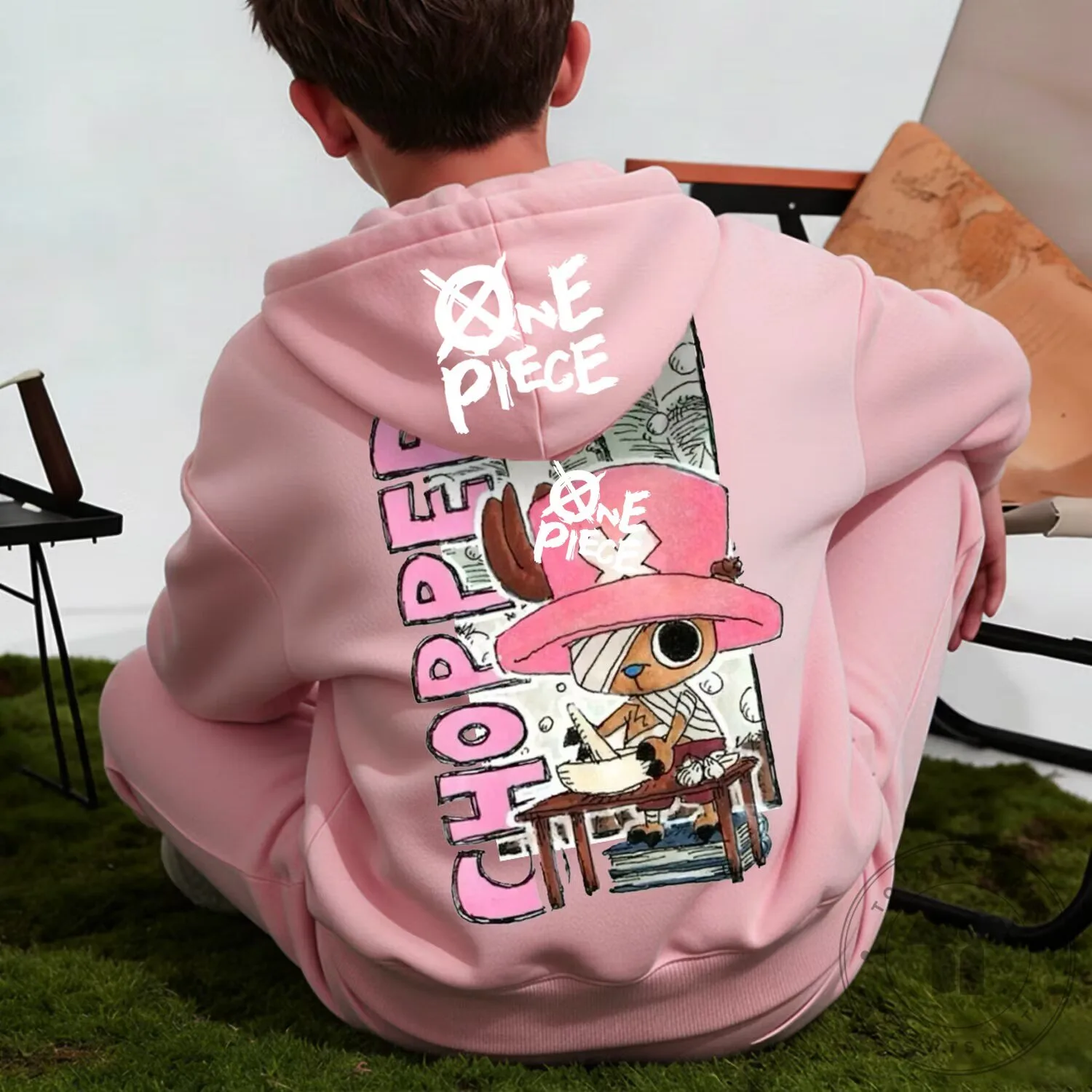 One Piece Tony Tony Chopper Anime Character Kids Pink Hoodie 1 One Piece Tony Tony Chopper Anime Character Kids Pink Hoodie