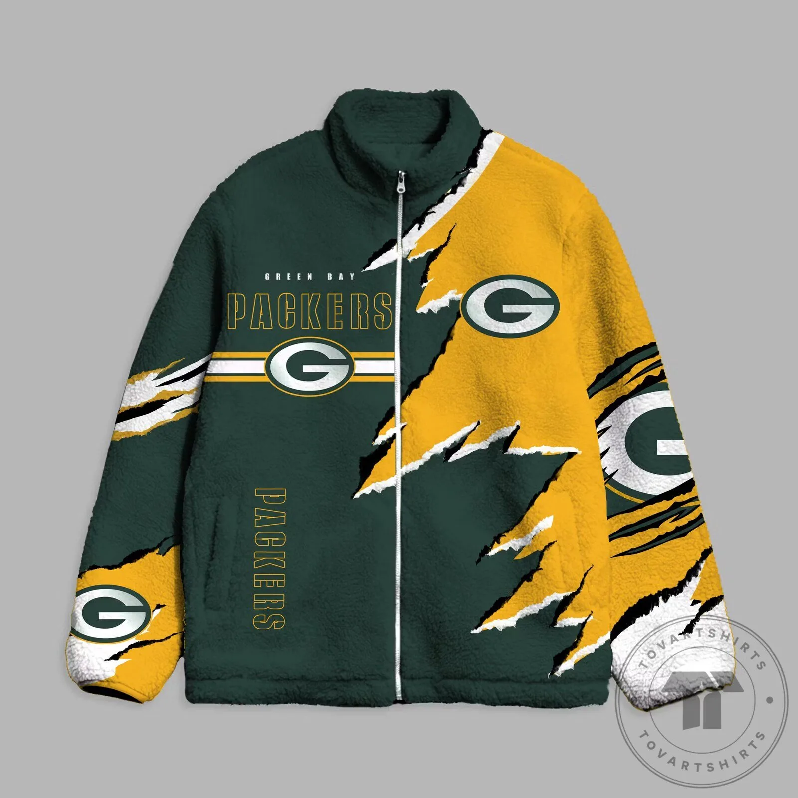 Green Bay Packers National Football League Sherpa Fleece Jacket
