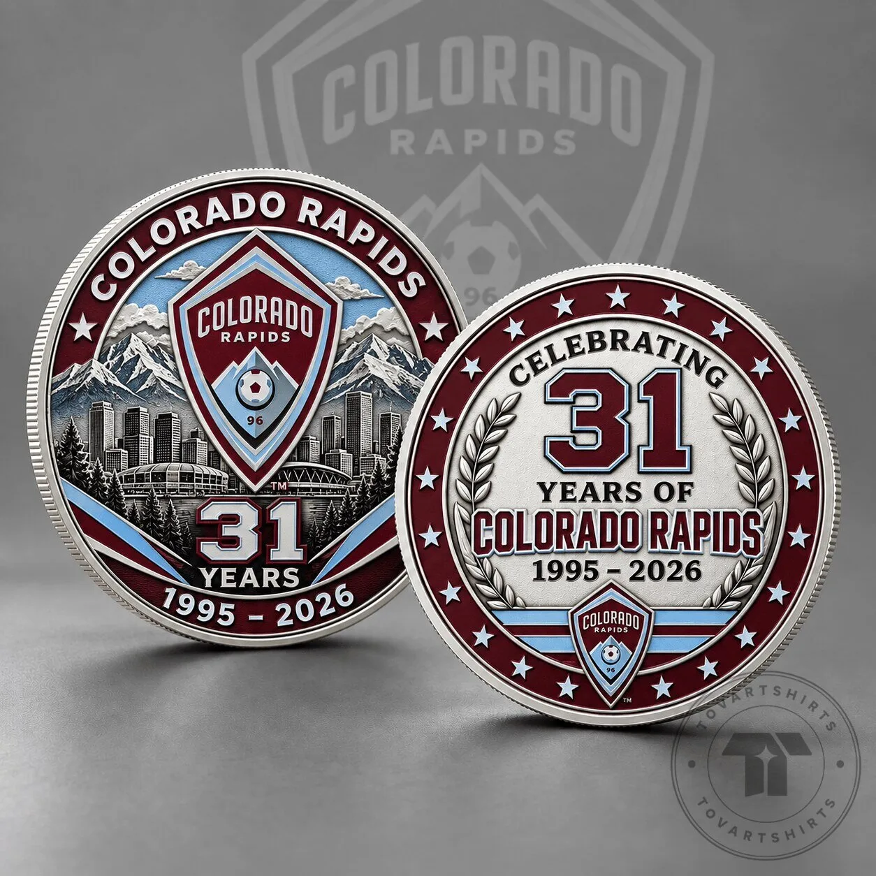 Colorado Rapids 31st Anniversary Commemorative Coin 1995-2026 2 Colorado Rapids 31st Anniversary Commemorative Coin 1995-2026
