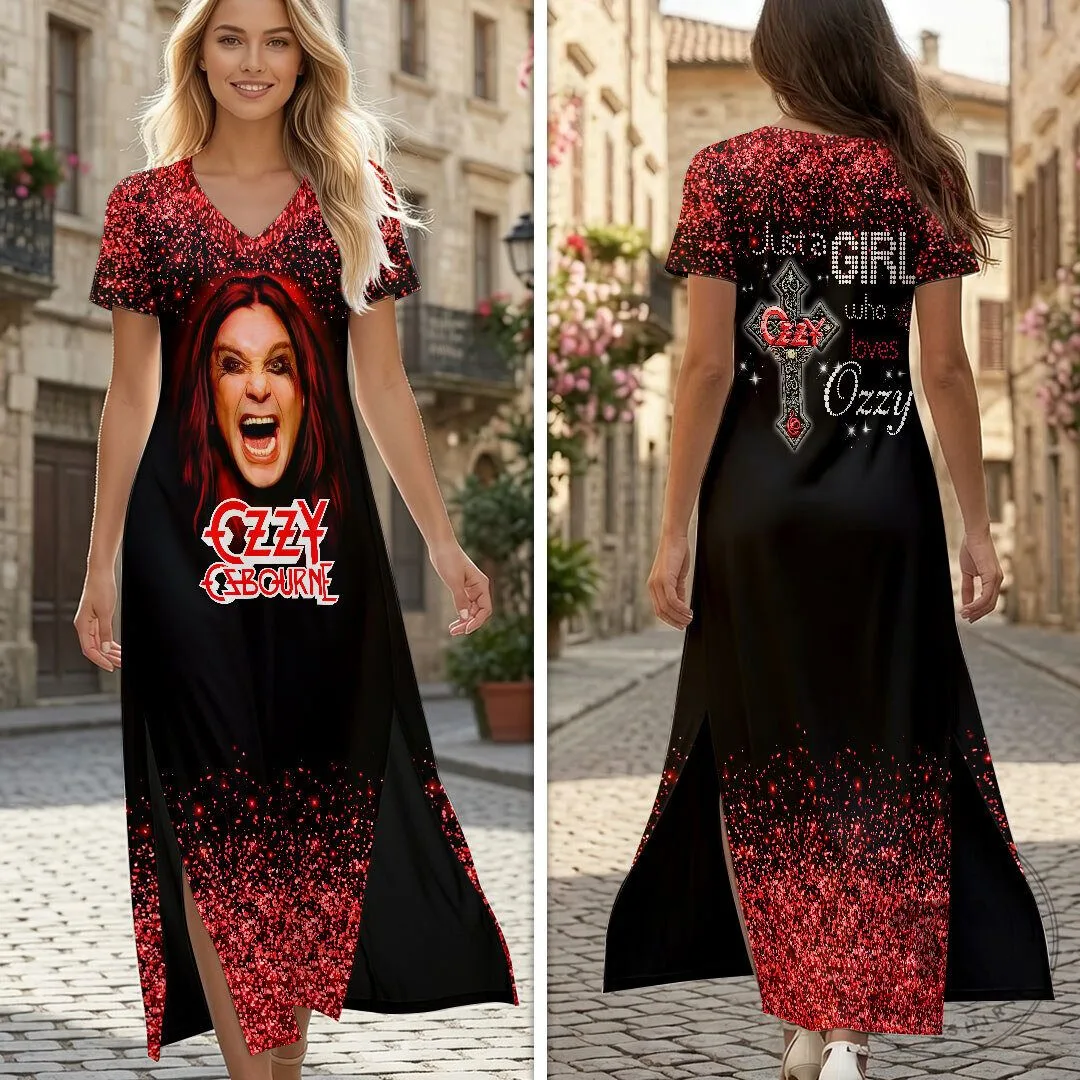 Ozzy Osbourne Black Sabbath Rock Band Maxi Dress for Women