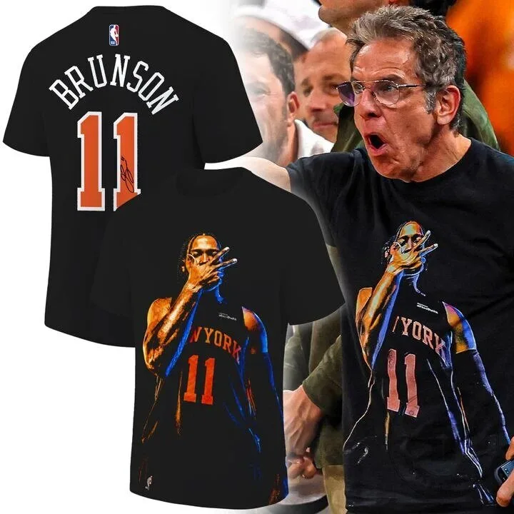 Jalen Brunson New York Knicks Basketball Player Fan T-Shirt