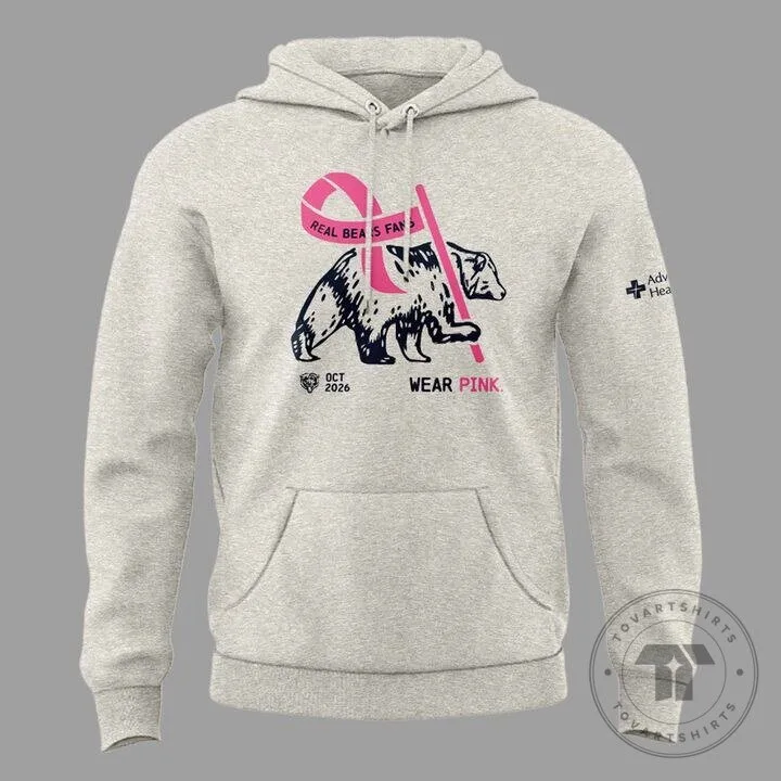 Breast Cancer Awareness Hoodie in Pink for Real Fans of Chicago Bears 11 Breast Cancer Awareness Hoodie in Pink for Real Fans of Chicago Bears