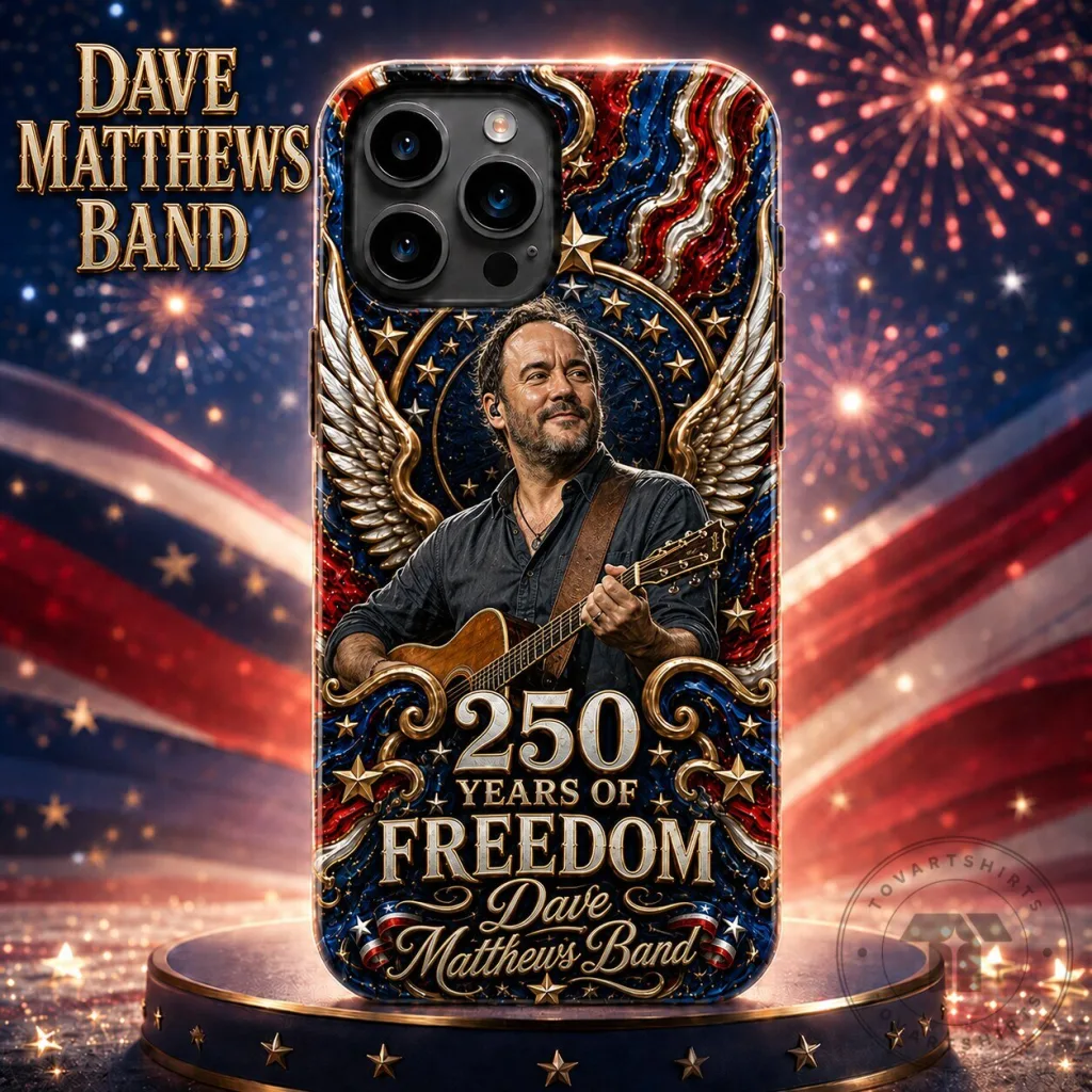Dave Matthews Band 250 Years of Freedom Patriotic Wings Phone Case Dave Matthews Band 250 Years of Freedom Patriotic Wings Phone Case