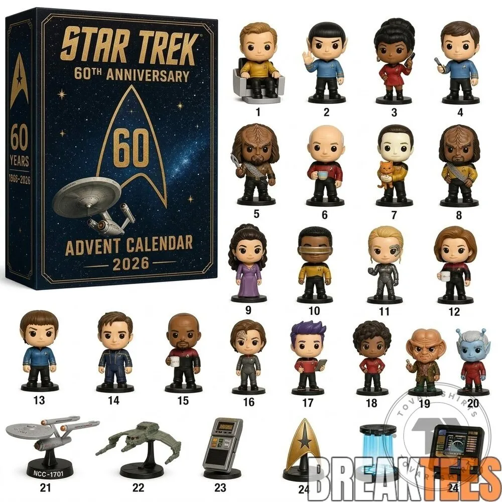 Star Trek 60th Anniversary 2026 Advent Calendar with 24 Figurines 2D 2 Star Trek 60th Anniversary 2026 Advent Calendar with 24 Figurines