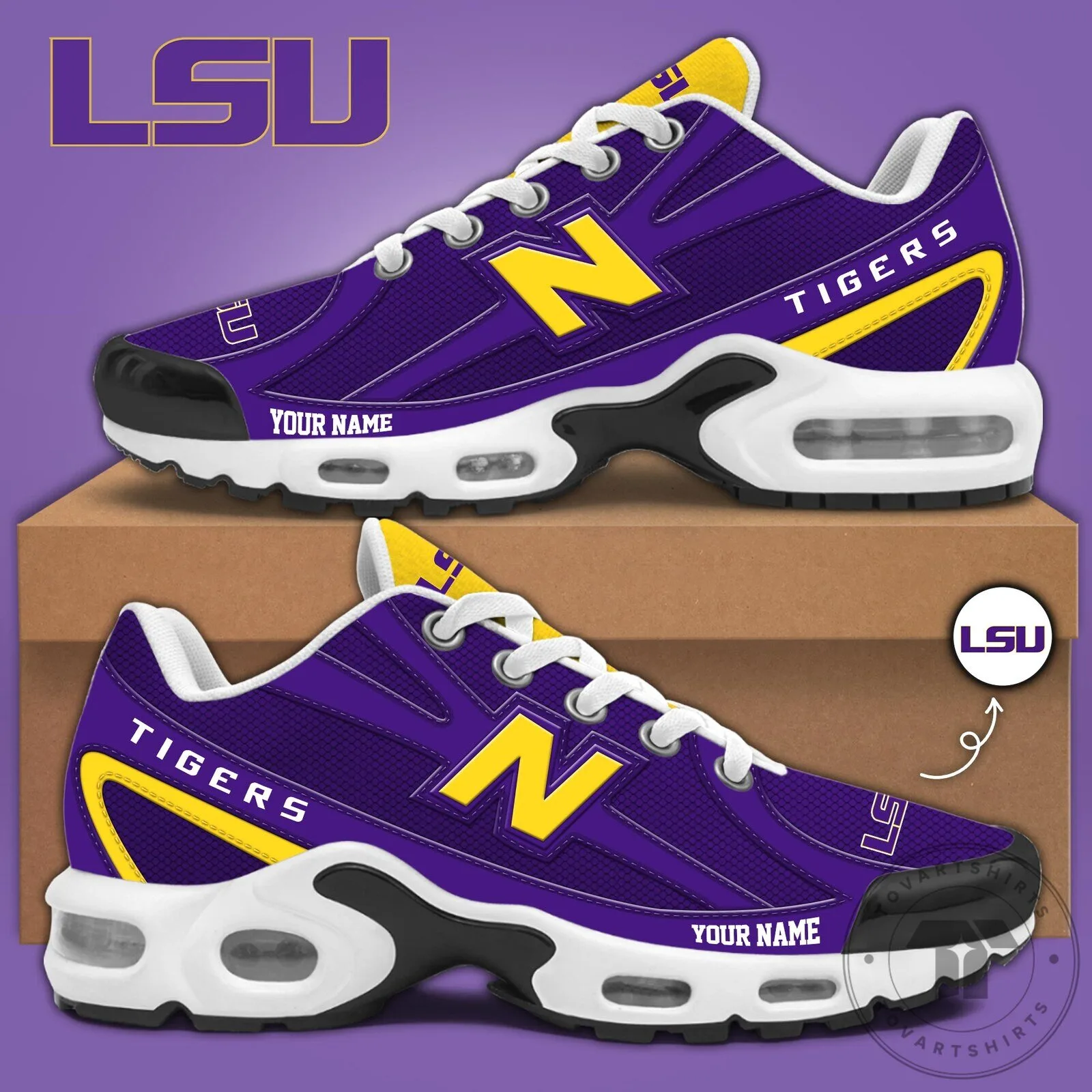 LSU Team Color Exclusive Sneakers Selling Fast!