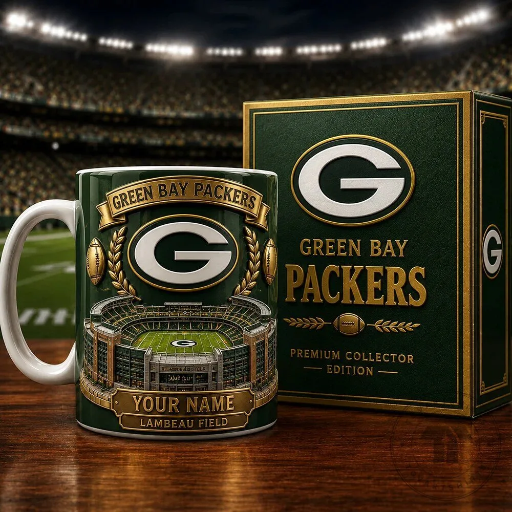 Green Bay Packers Lambeau Field Stadium NFL Football Team Ceramic Coffee Mug
