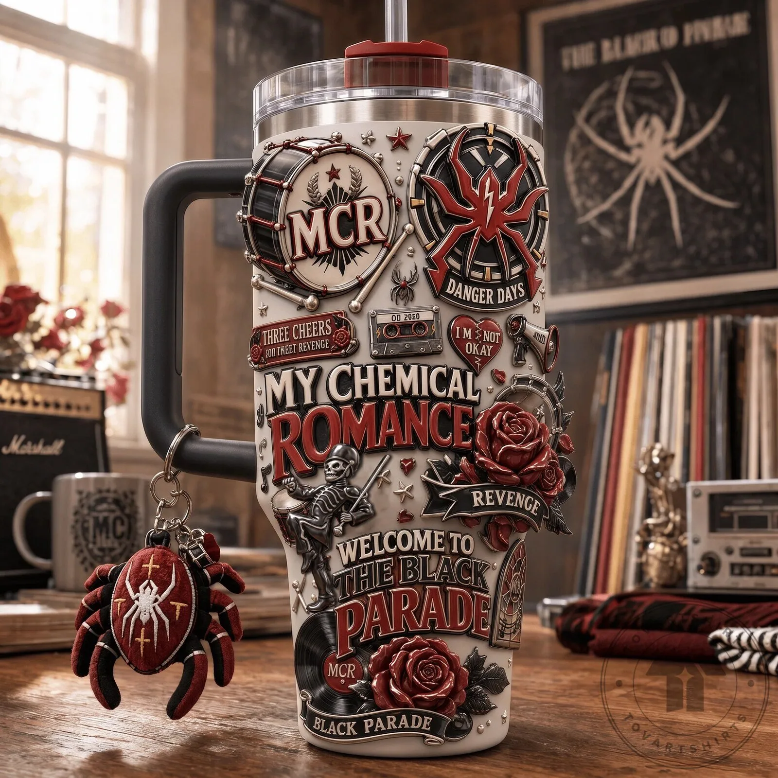Insulated Tumbler featuring My Chemical Romance's Welcome To The Black Parade Design