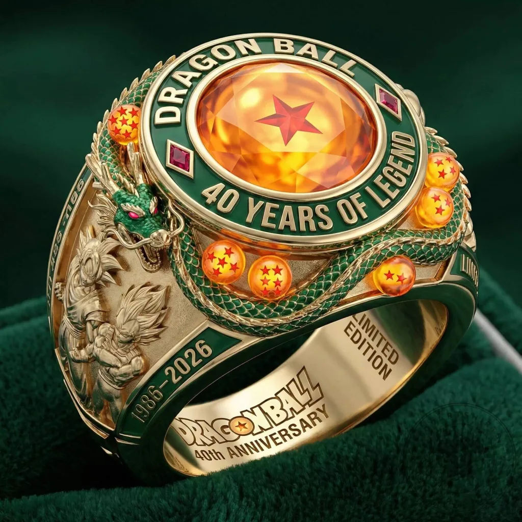 Dragon Ball Z 40th Anniversary Limited Edition Ring Dragon Ball Z 40th Anniversary Limited Edition Ring