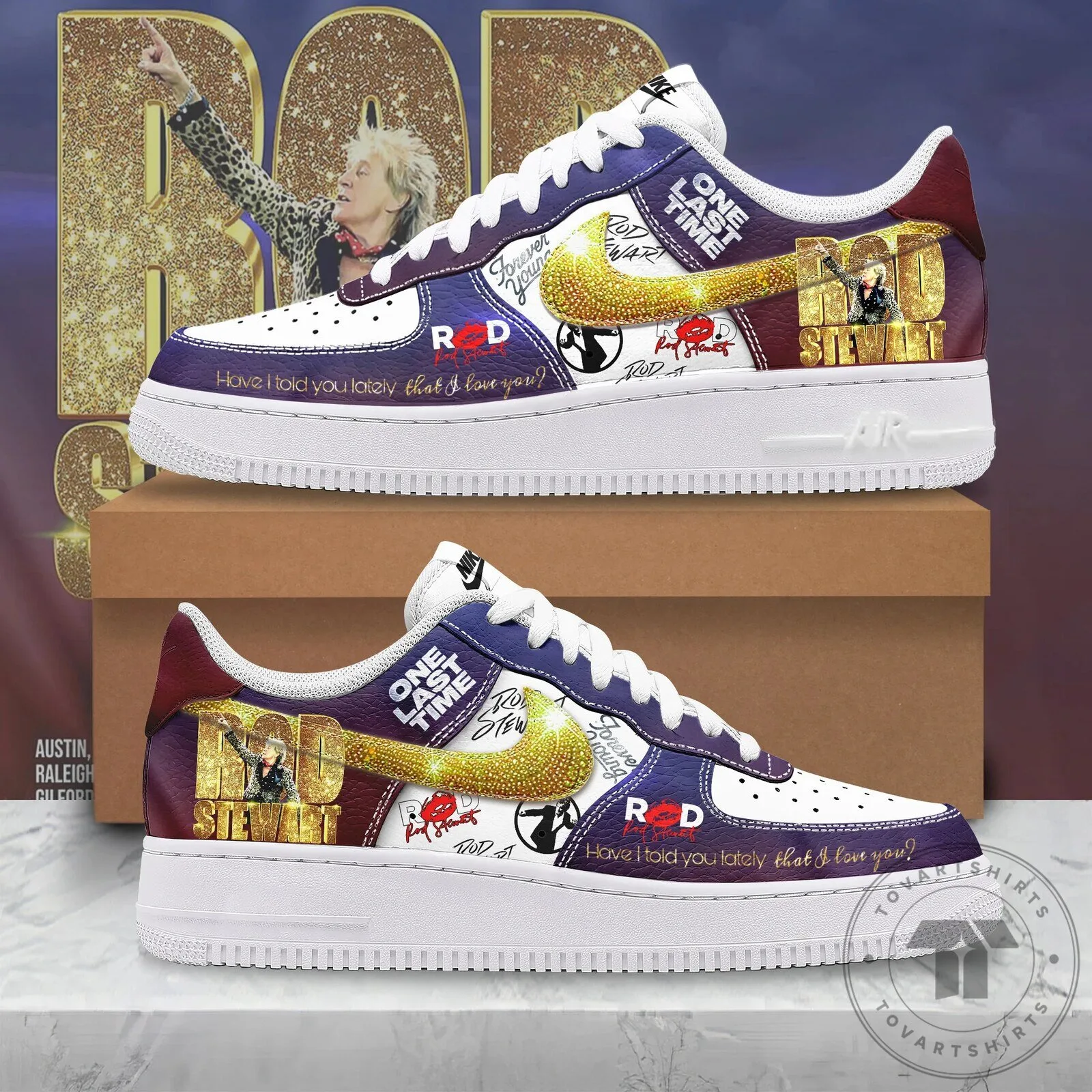 Rod Stewart One Last Time Forever Young Have I Told You Lately Sneakers