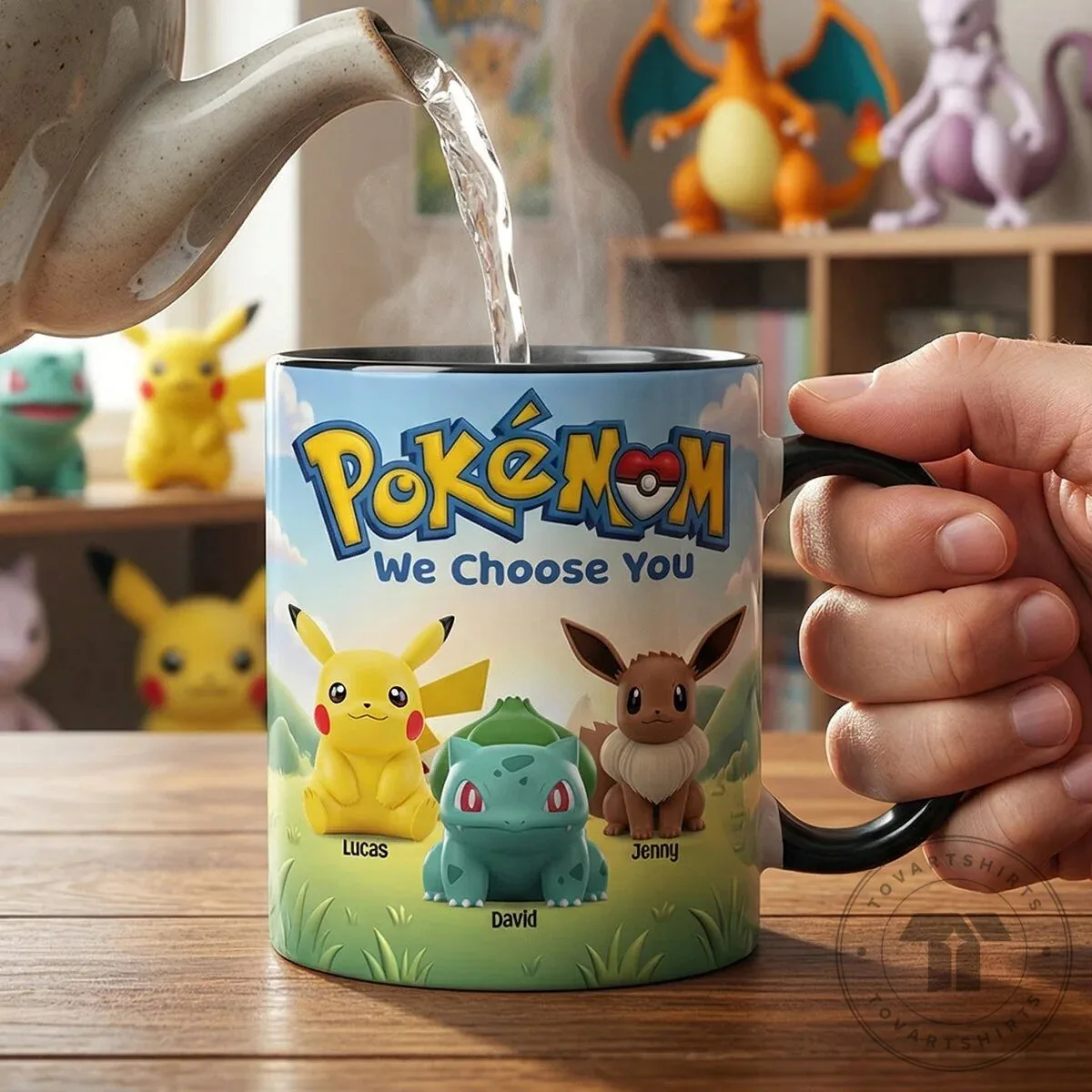 Pokemon We Choose You Pikachu Eevee Bulbasaur Personalized Coffee Mug 10 Pokemon We Choose You Pikachu Eevee Bulbasaur Personalized Coffee Mug