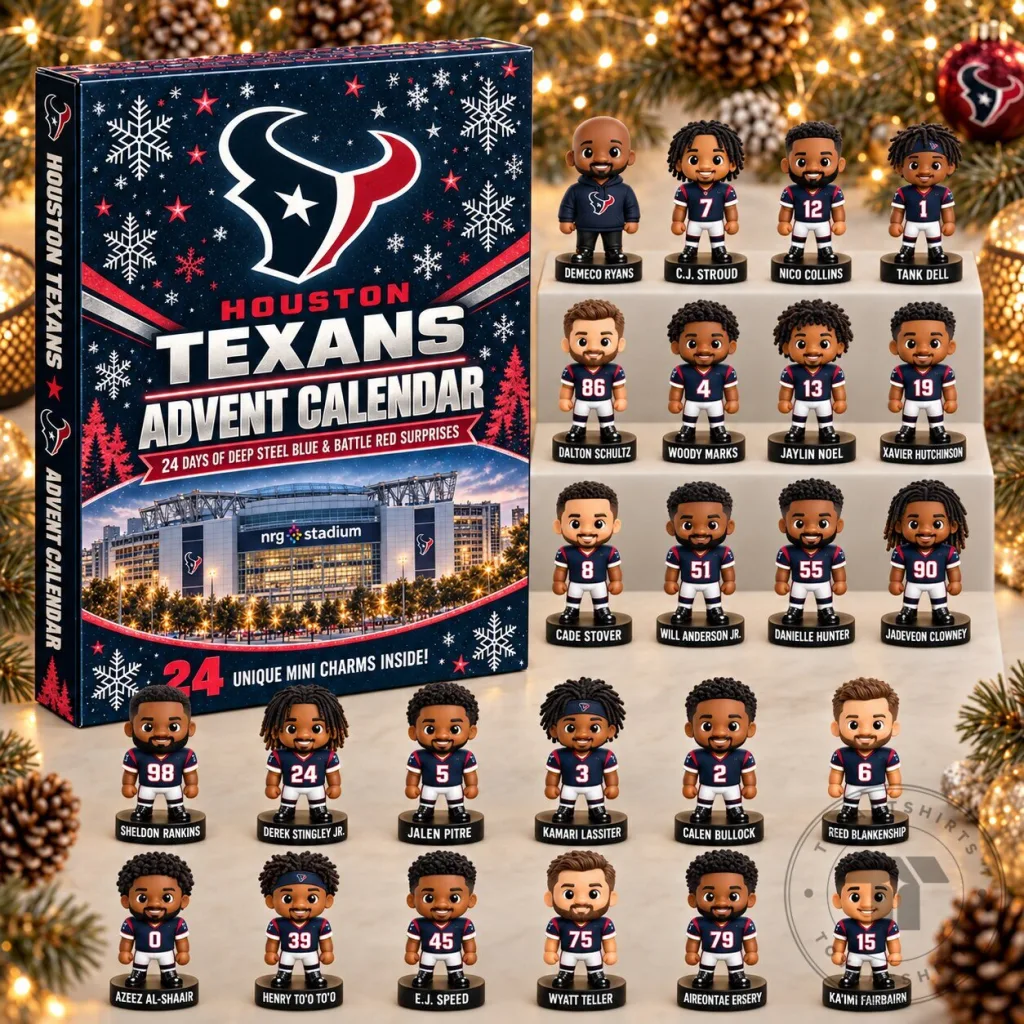 Houston Texans NFL Football Advent Calendar Houston Texans NFL Football Advent Calendar 2D