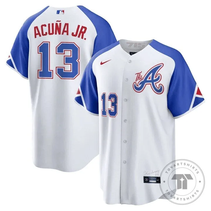 Atlanta Braves City Connect Jersey for Ronald Acuna Jr. 8 Atlanta Braves City Connect Jersey for Ronald Acuna Jr.