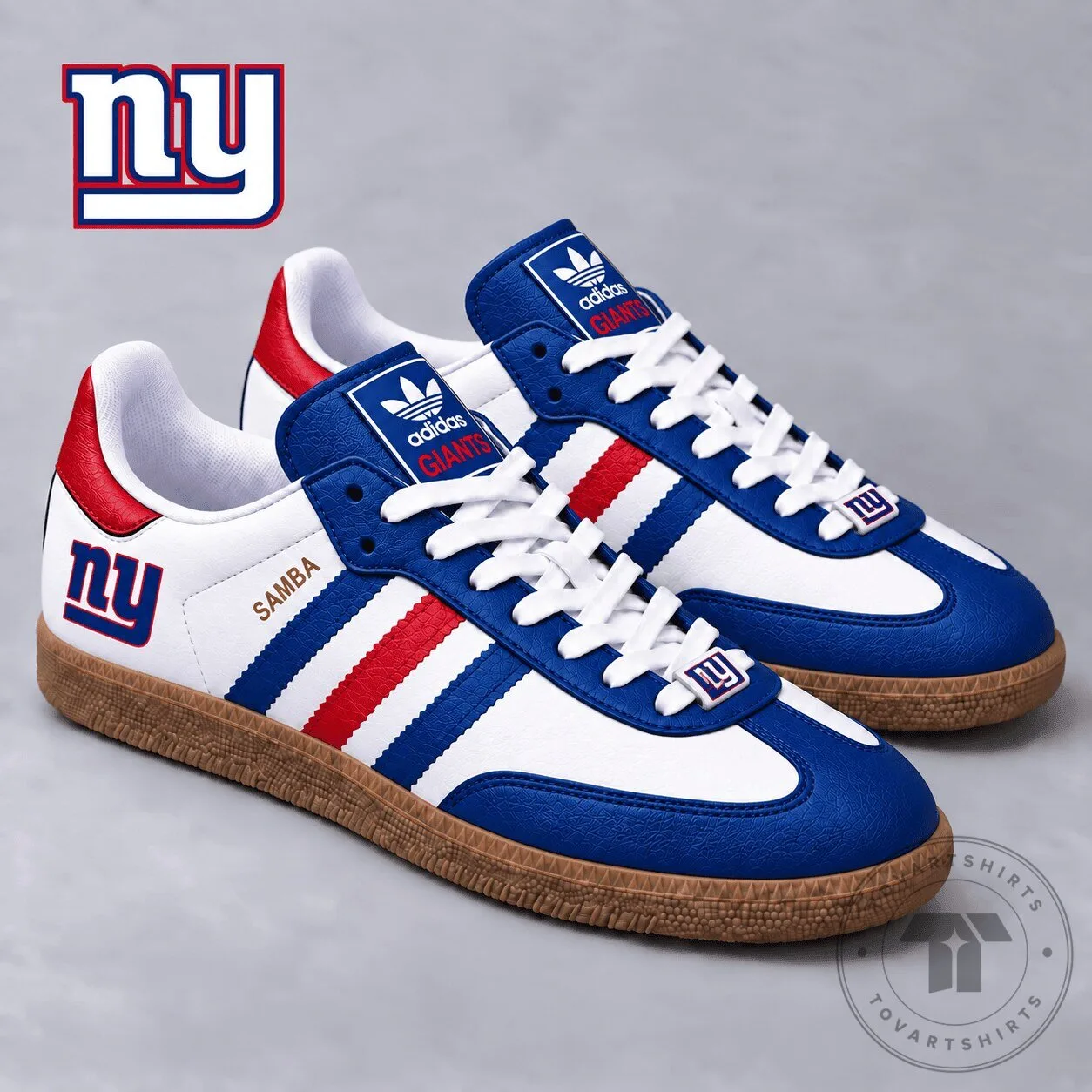 New York Giants Adidas Samba Team Logo Sneakers