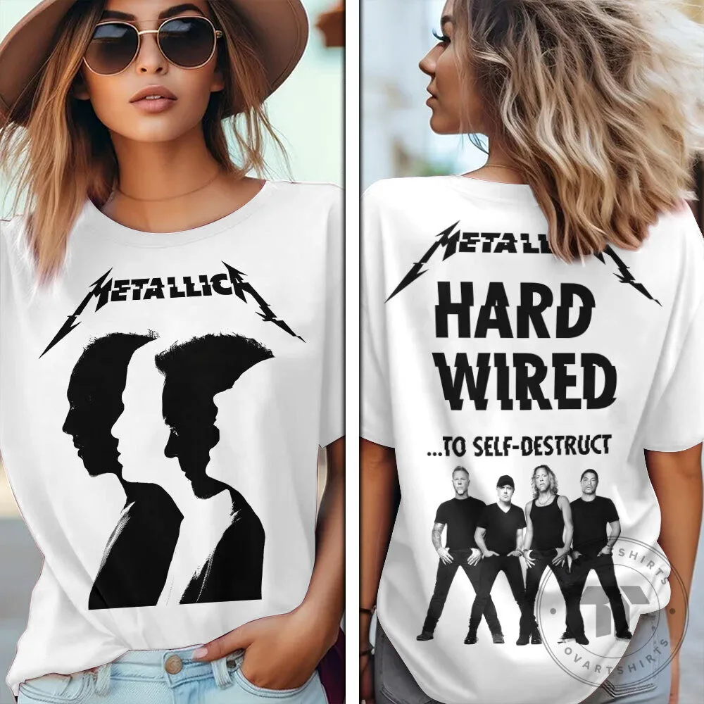 Metallica Hardwired To Self-Destruct Album Cover Band T-Shirt