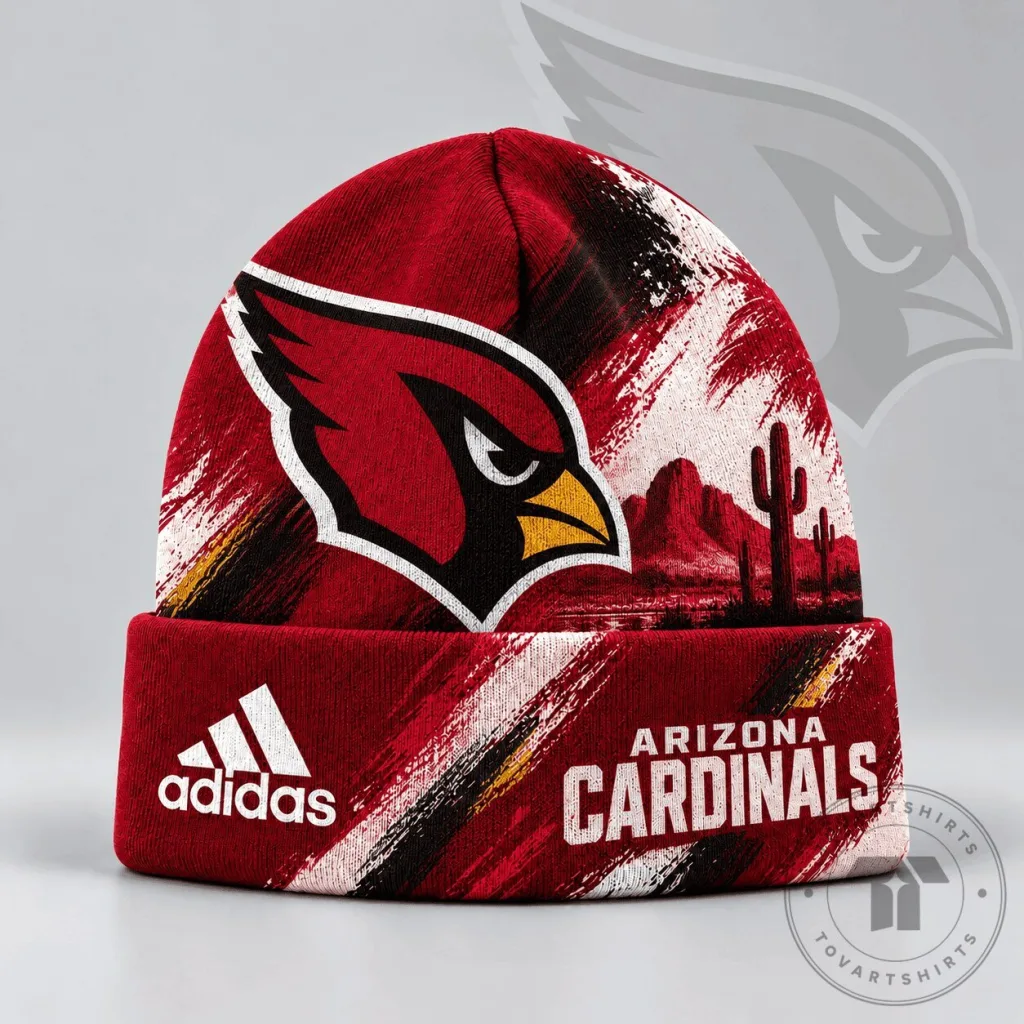 Arizona Cardinals Football Team Logo Winter Beanie Knit Cap Hat Arizona Cardinals Football Team Logo Winter Beanie Knit Cap Hat