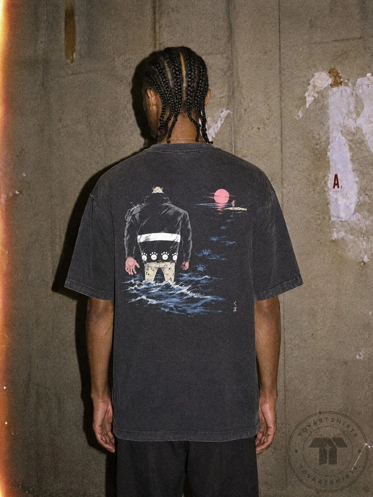 One Piece Bartholomew Kuma's Last Walk Anime Manga Vintage T-Shirt
