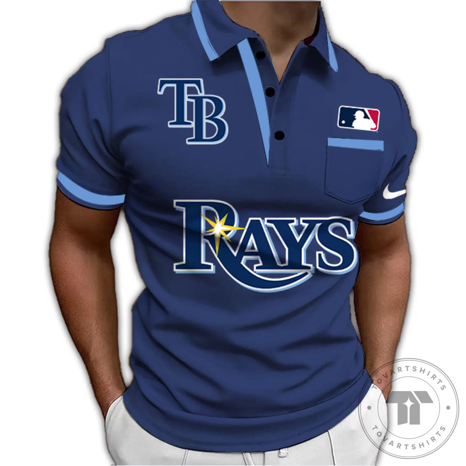 Tampa Bay Rays Major League Baseball Polo Shirt