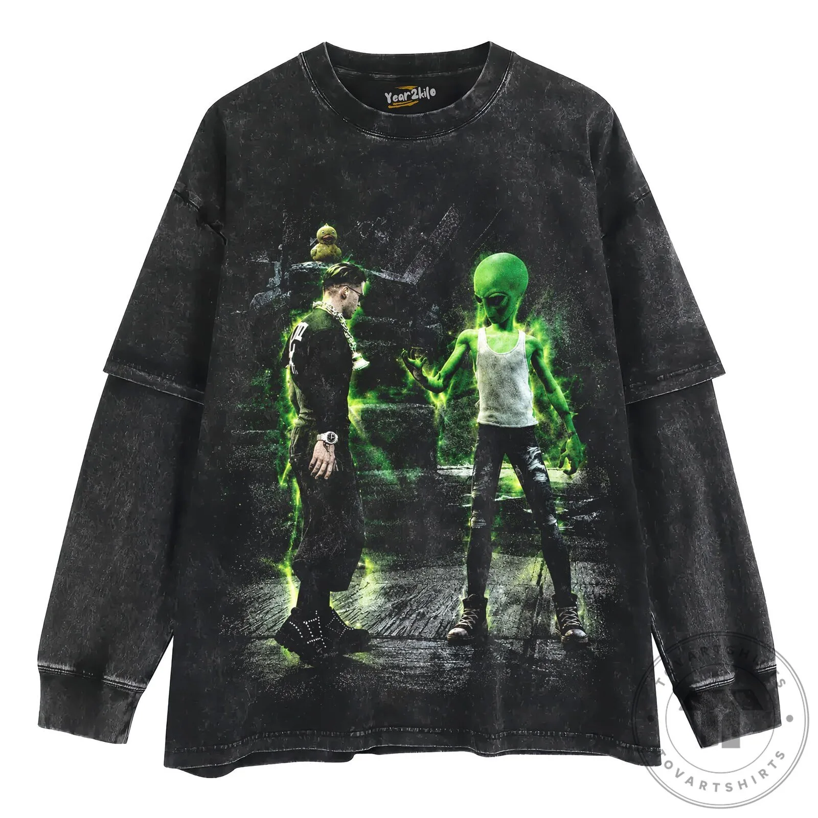 Yeat and Fortnite Alien Glow Graphic Black T-Shirt 14 Yeat and Fortnite Alien Glow Graphic Black T-Shirt