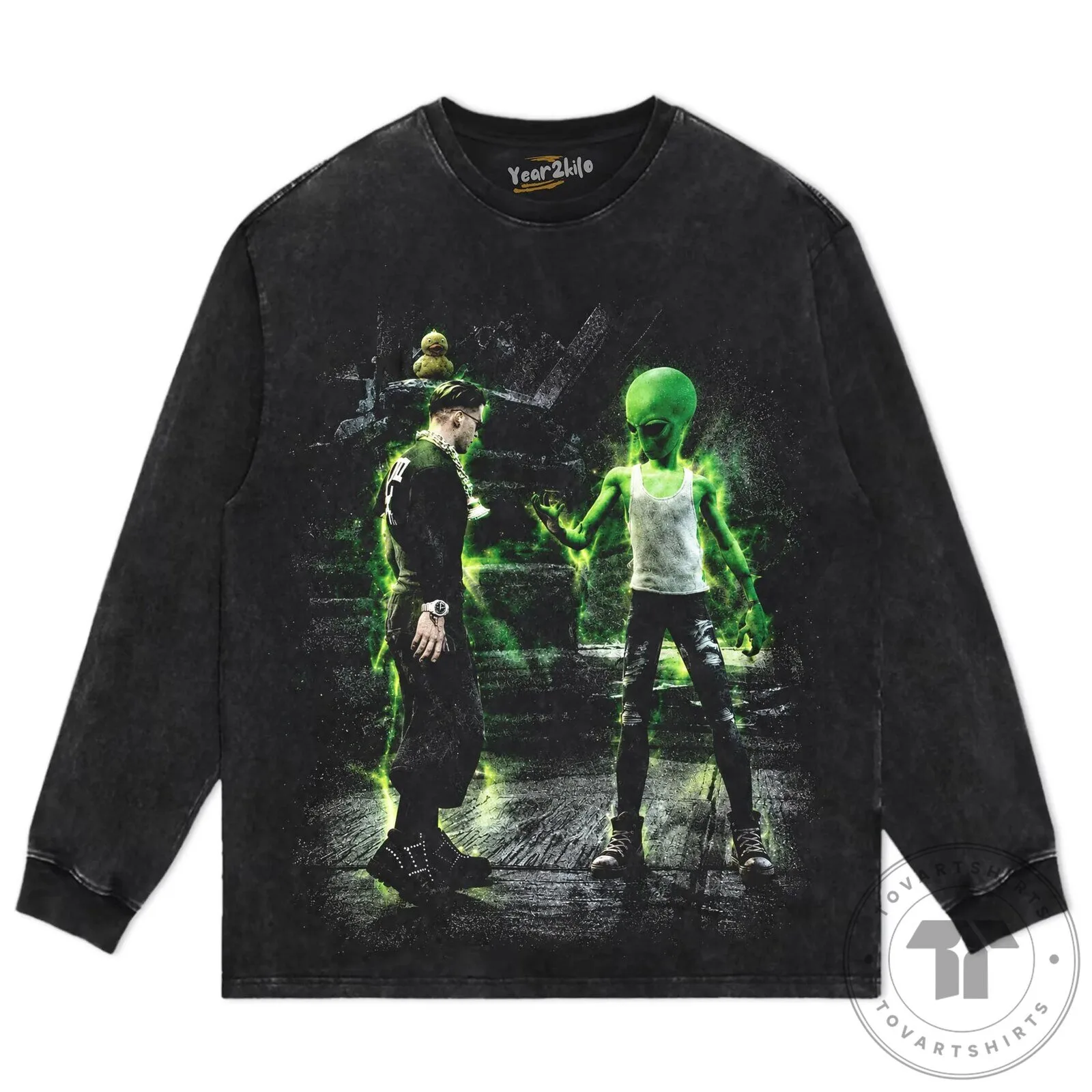 Yeat and Fortnite Alien Glow Graphic Black T-Shirt 16 Yeat and Fortnite Alien Glow Graphic Black T-Shirt