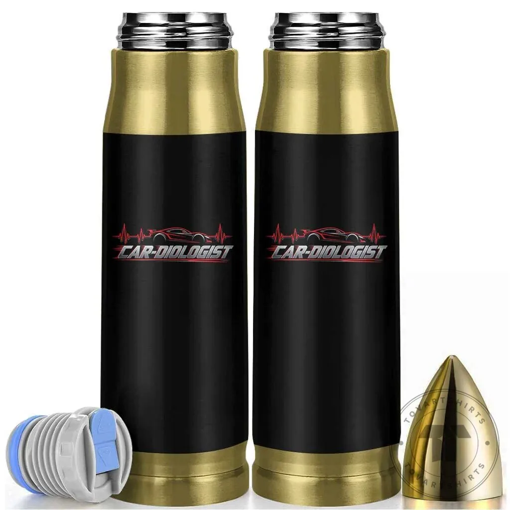 Cardiologist Heartbeat Sports Car Enthusiast Bullet Tumbler 2 Cardiologist Heartbeat Sports Car Enthusiast Bullet Tumbler