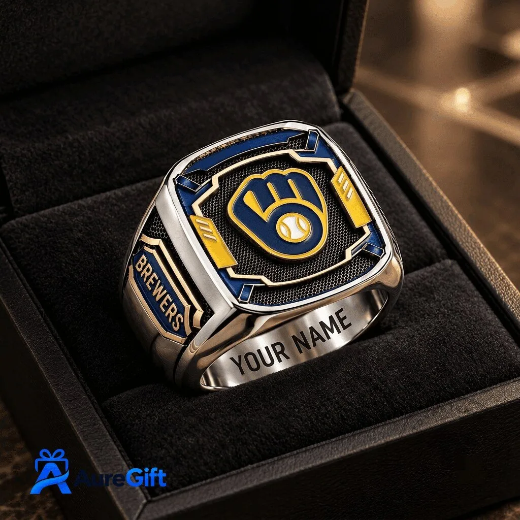Milwaukee Brewers Baseball Team Fan Championship Ring