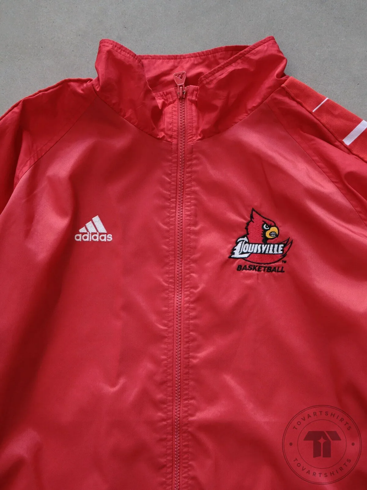 Vintage Adidas Louisville Cardinals Basketball Windbreaker Jacket 6 Vintage Adidas Louisville Cardinals Basketball Windbreaker Jacket
