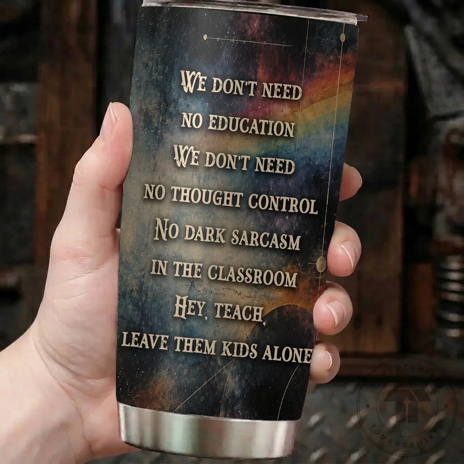 Pink Floyd Another Brick in the Wall Lyrics Stainless Steel Tumbler 10 Pink Floyd Another Brick in the Wall Lyrics Stainless Steel Tumbler