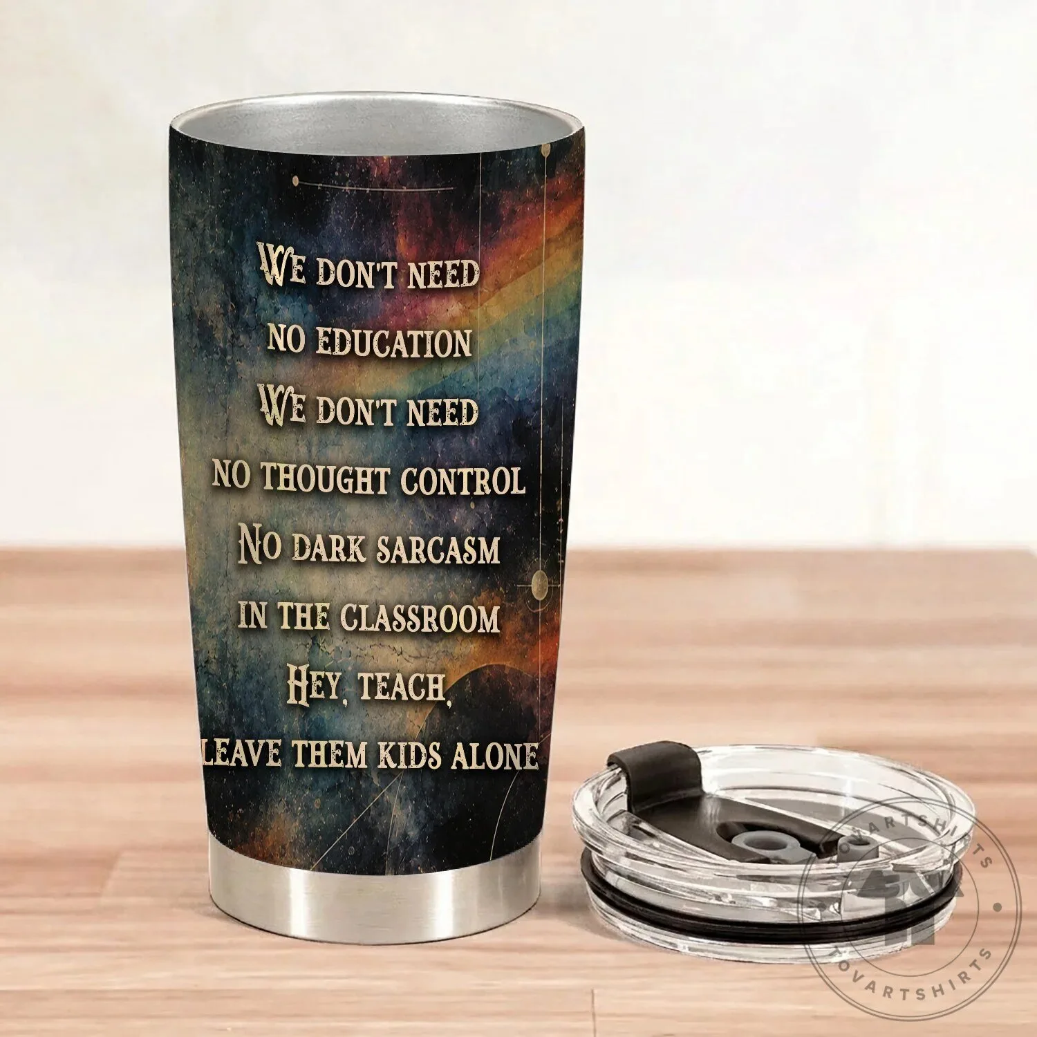 Pink Floyd Another Brick in the Wall Lyrics Stainless Steel Tumbler 13 Pink Floyd Another Brick in the Wall Lyrics Stainless Steel Tumbler