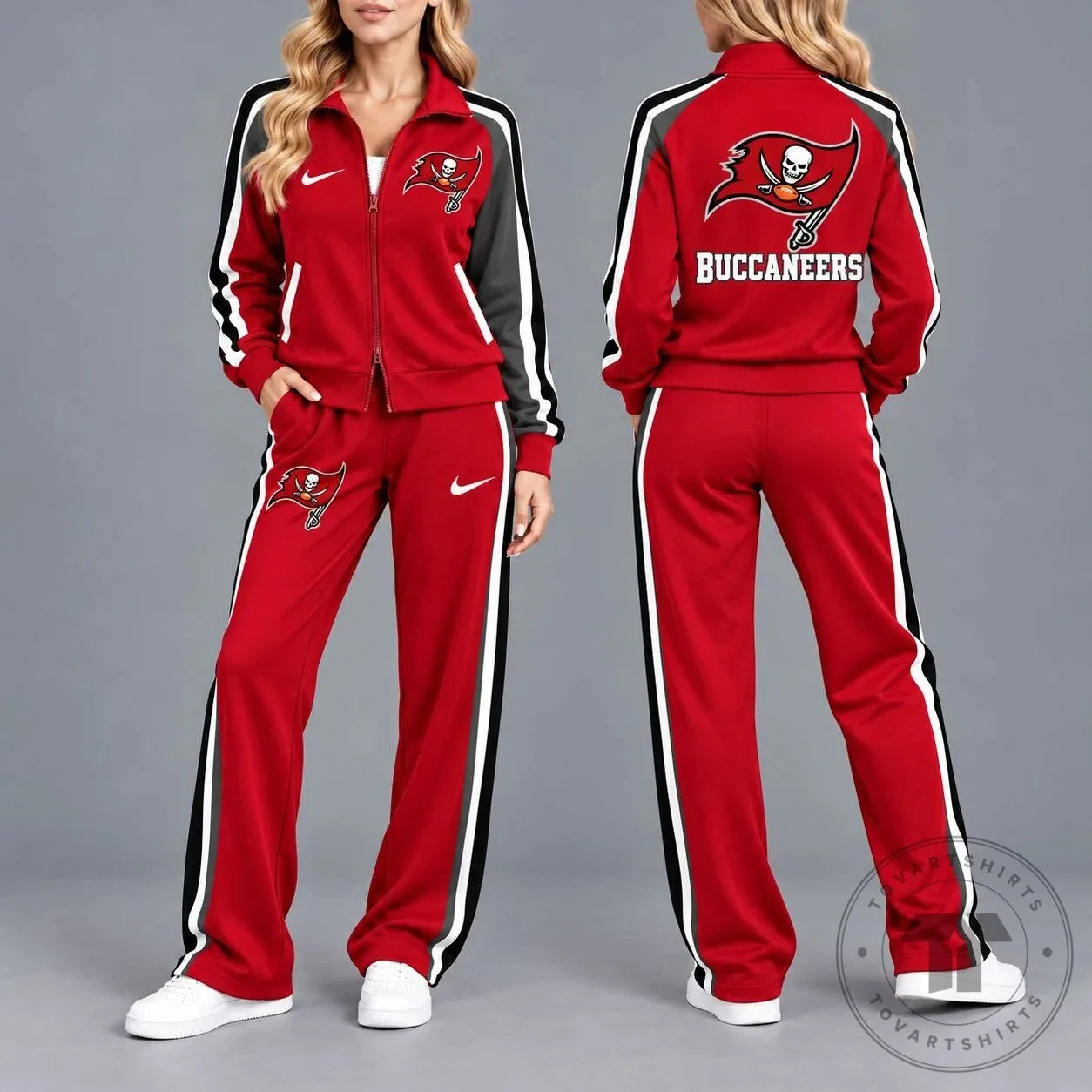 Tampa Bay Buccaneers Women's Full-Zip Tracksuit Jacket 3 Tampa Bay Buccaneers Women