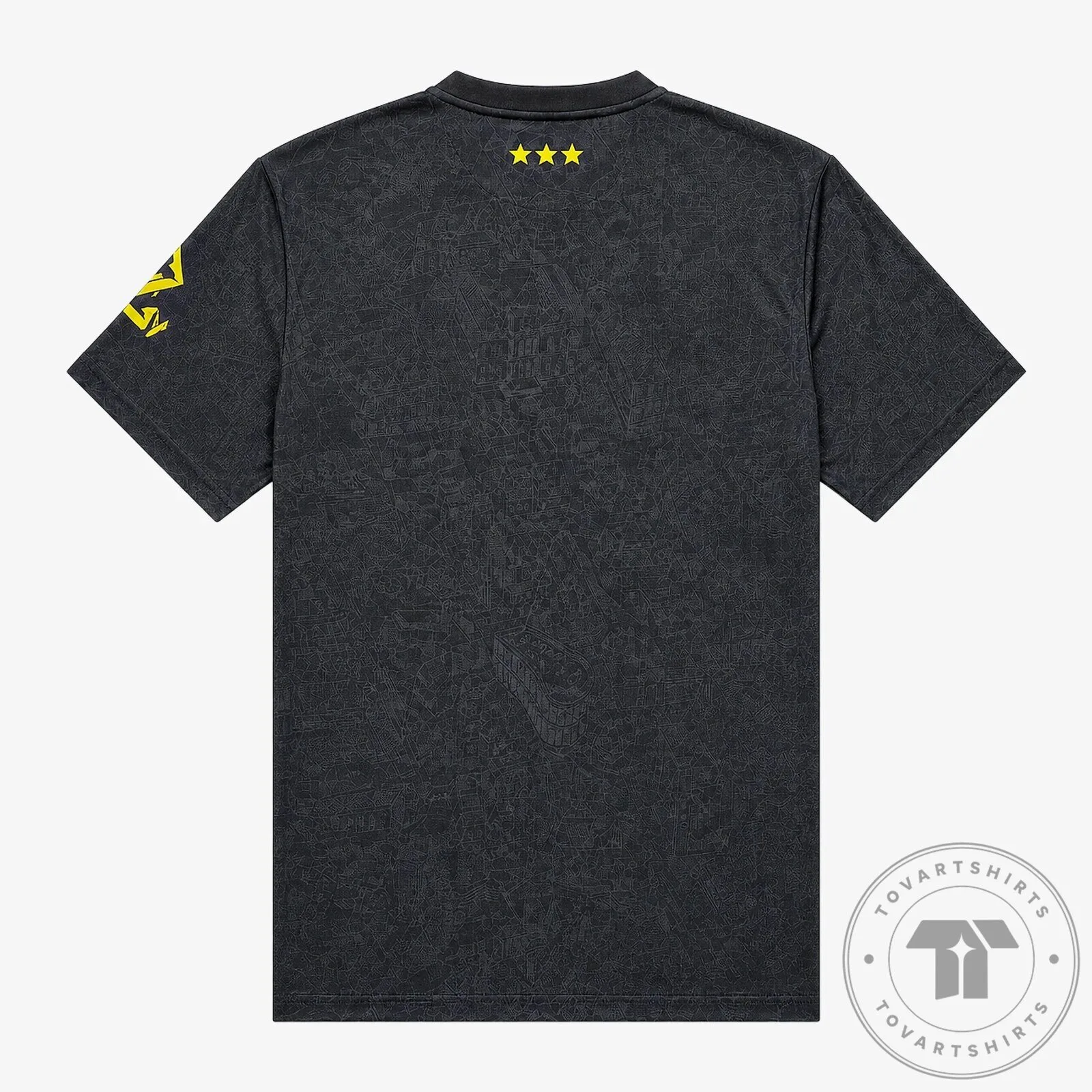 Halo Esports Team Black and Yellow Gaming Logo Short Sleeve T-Shirt 7 Halo Esports Team Black and Yellow Gaming Logo Short Sleeve T-Shirt
