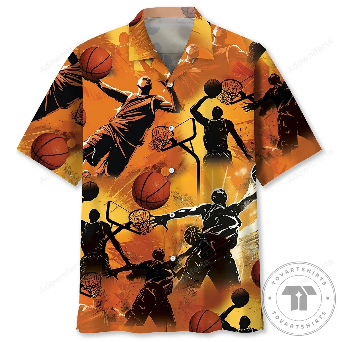 Dynamic Basketball Players Slam Dunk Action Hawaiian Shirt 4 Dynamic Basketball Players Slam Dunk Action Hawaiian Shirt
