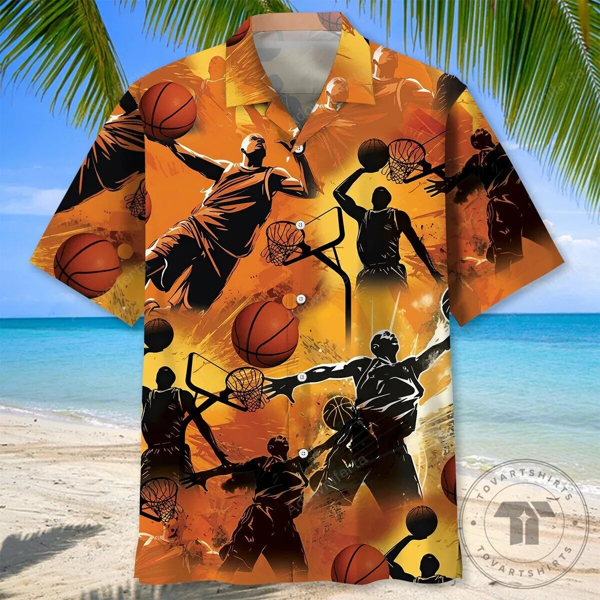 Dynamic Basketball Players Slam Dunk Action Hawaiian Shirt 5 Dynamic Basketball Players Slam Dunk Action Hawaiian Shirt