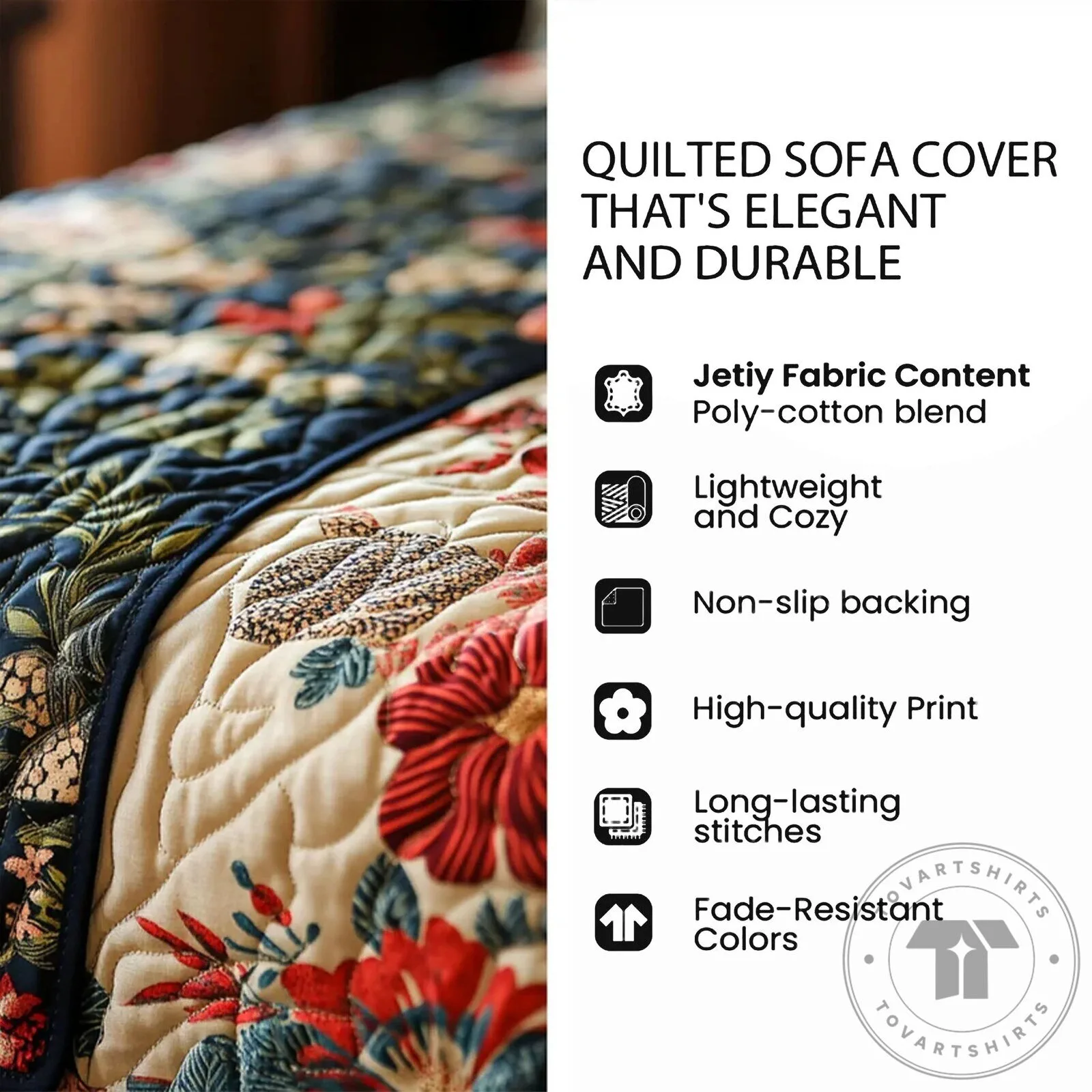 African Savannah Maiden Quilted Sofa Cover, Ethnic Woman Elephant Giraffe Design 18 African Savannah Maiden Quilted Sofa Cover, Ethnic Woman Elephant Giraffe Design