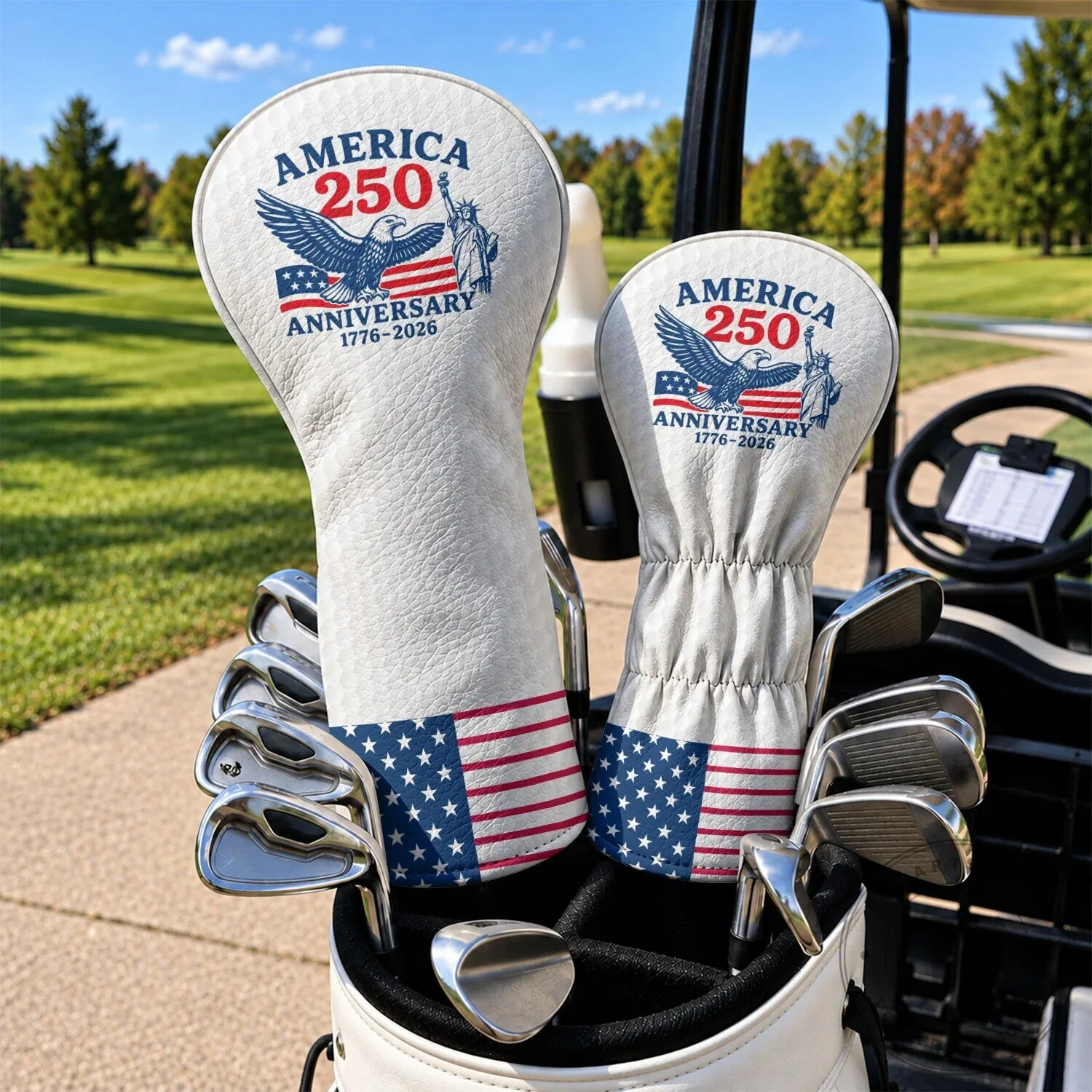 America 250th Anniversary Patriotic Eagle Golf Club Headcover 9 America 250th Anniversary Patriotic Eagle Golf Club Headcover