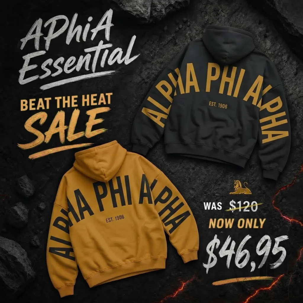 Alpha Phi Alpha Fraternity Incorporated Essential Collection Hoodie Alpha Phi Alpha Fraternity Incorporated Essential Collection Hoodie
