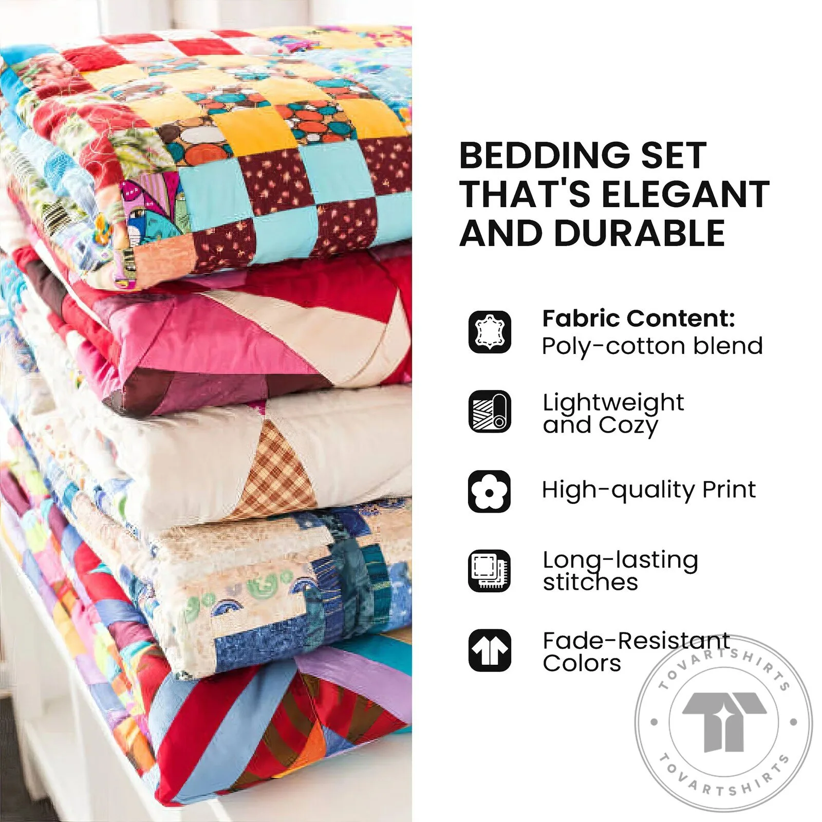 Rustic Deer Antler Patchwork Quilted Bedding Set 9 Rustic Deer Antler Patchwork Quilted Bedding Set