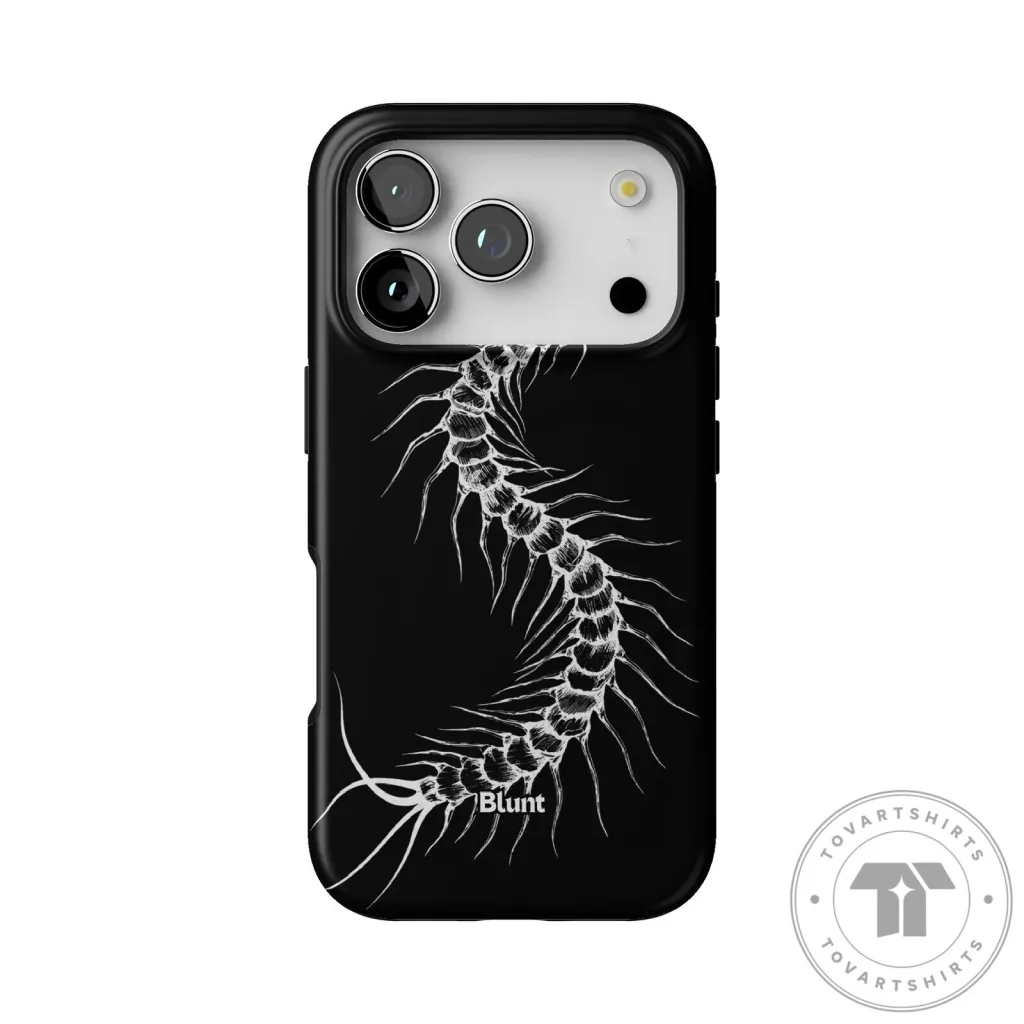 Spine Skeleton Centipede iPhone Case Spine Skeleton Centipede iPhone Case