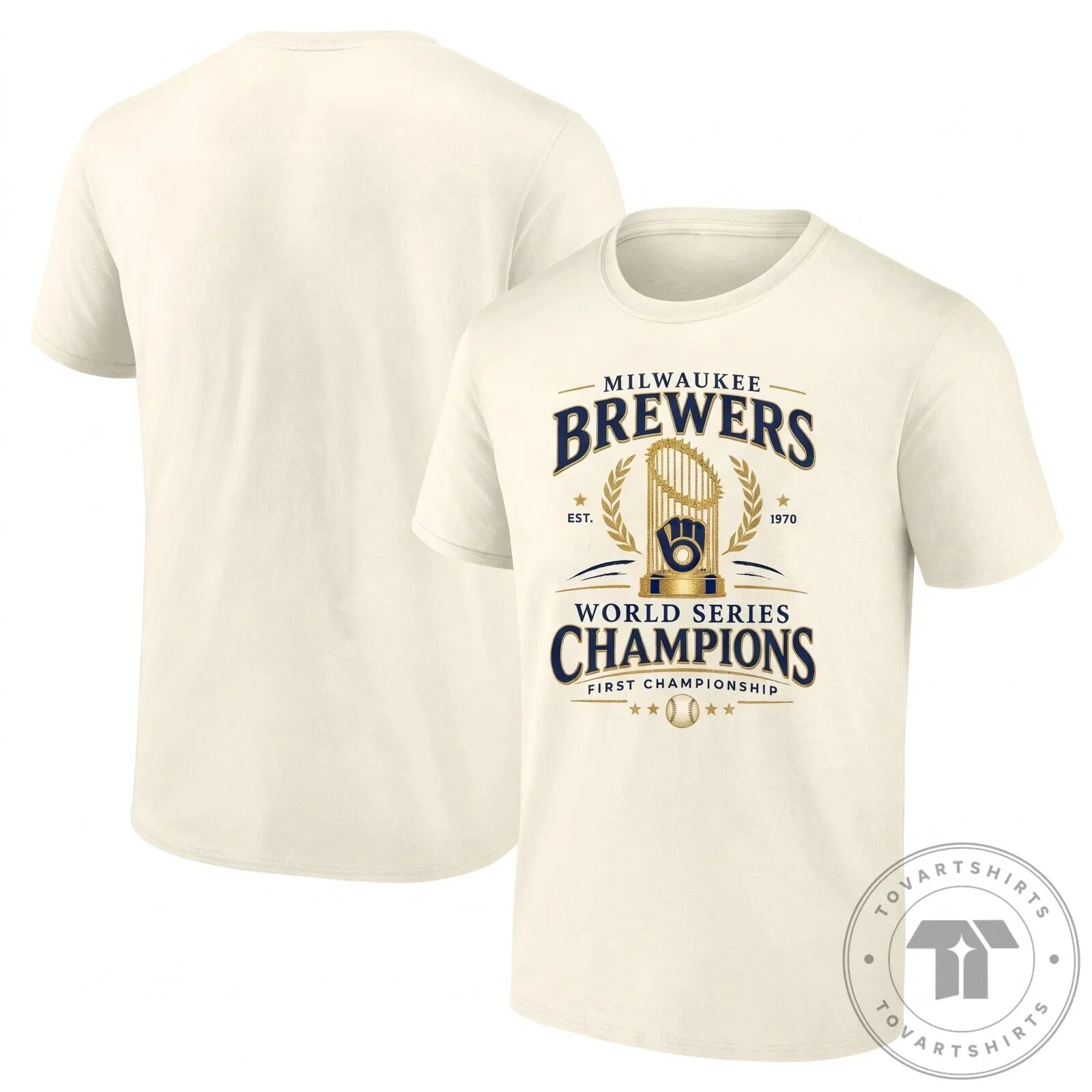 Milwaukee Brewers World Series Champions First Championship T-Shirt 10 Milwaukee Brewers World Series Champions First Championship T-Shirt
