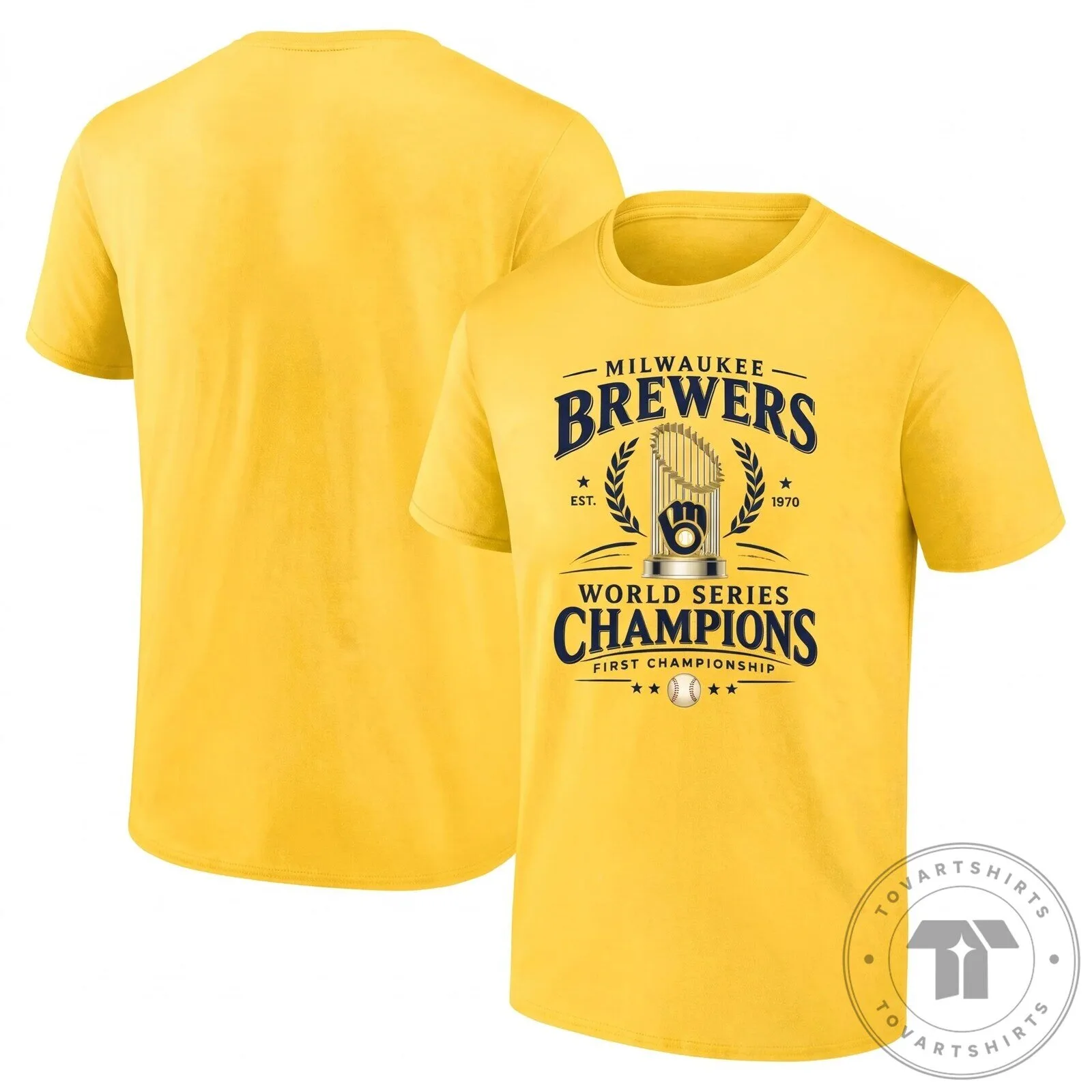 Milwaukee Brewers World Series Champions First Championship T-Shirt 11 Milwaukee Brewers World Series Champions First Championship T-Shirt