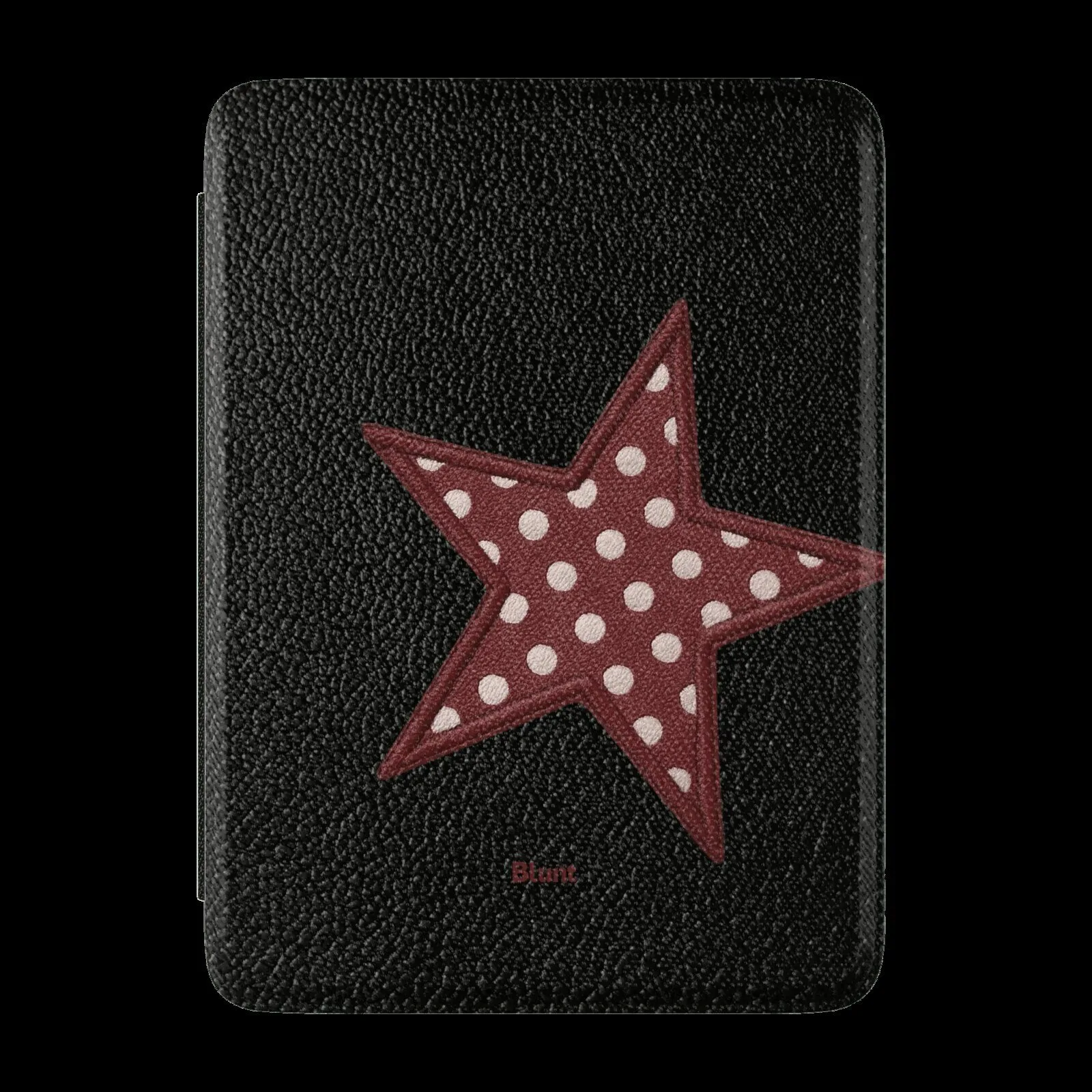 Polka Dot Star Design Black Faux Leather Kindle E-Reader Case 1 Polka Dot Star Design Black Faux Leather Kindle E-Reader Case