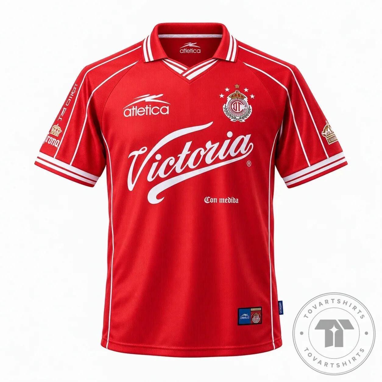 Deportivo Toluca Football Club 1999-2000 Retro Home Soccer Jersey 8 Deportivo Toluca Football Club 1999-2000 Retro Home Soccer Jersey